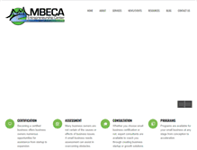 Tablet Screenshot of mbeca.org